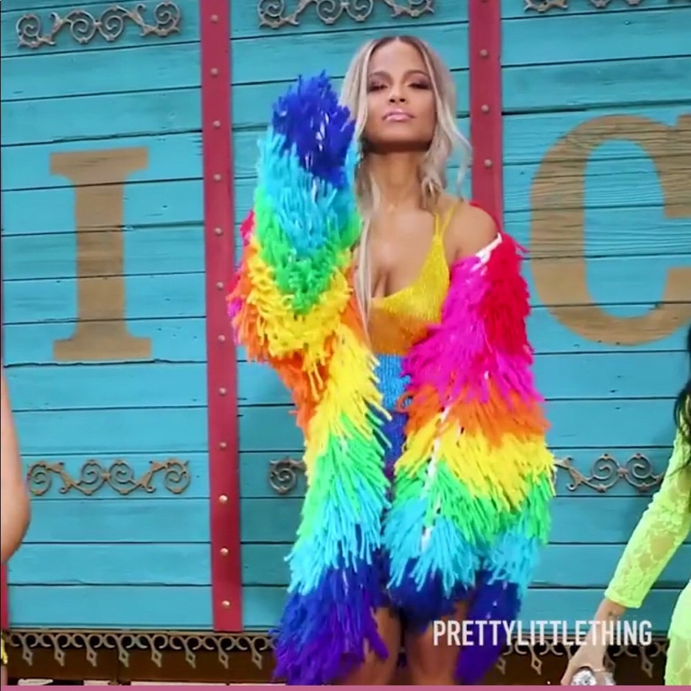 Crochet Rainbow Jacket